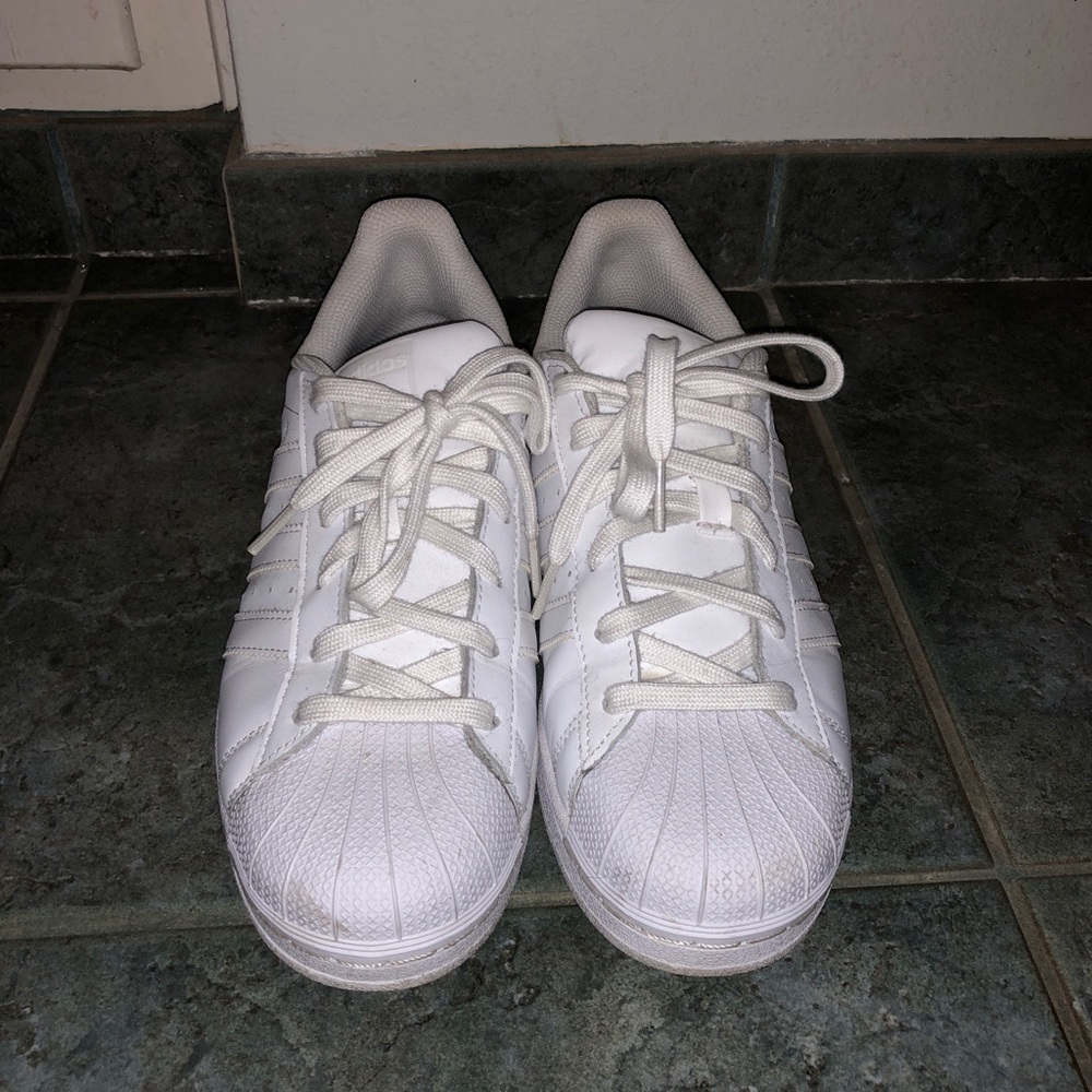 Adidas Ortholite All White Tennis Shoes